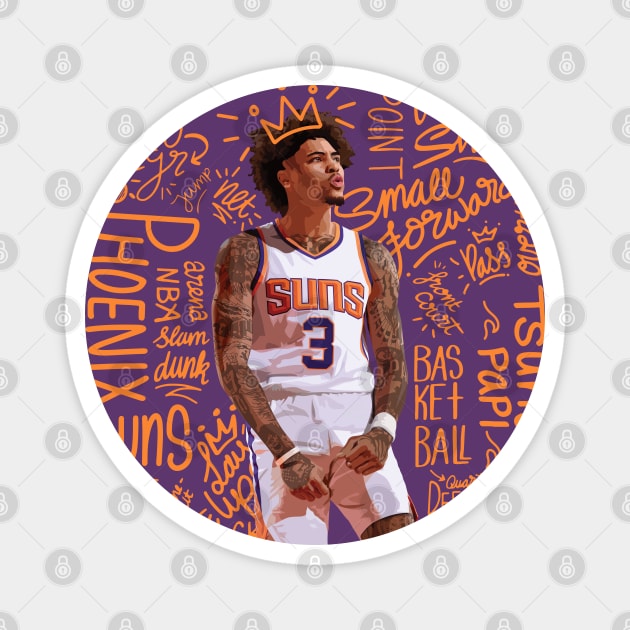 Kelly Oubre Jr. - Phoenix Suns NBA Magnet by midaillustrator